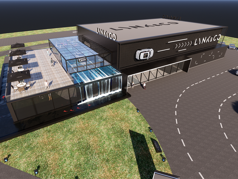 領(lǐng)克汽車體驗中心